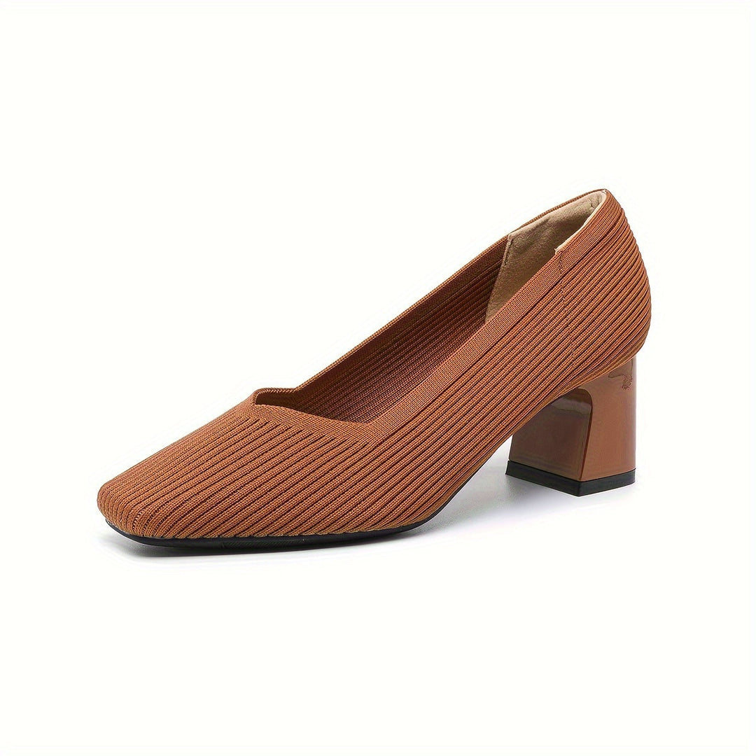 Hetty - Scarpe da ballo con tacco quadrato
