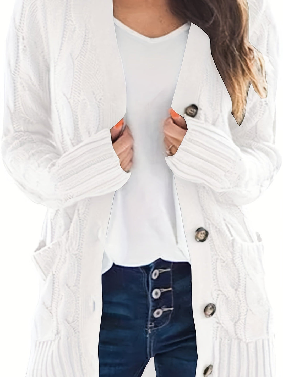 Seravelle - Gilet in maglia morbido al tatto