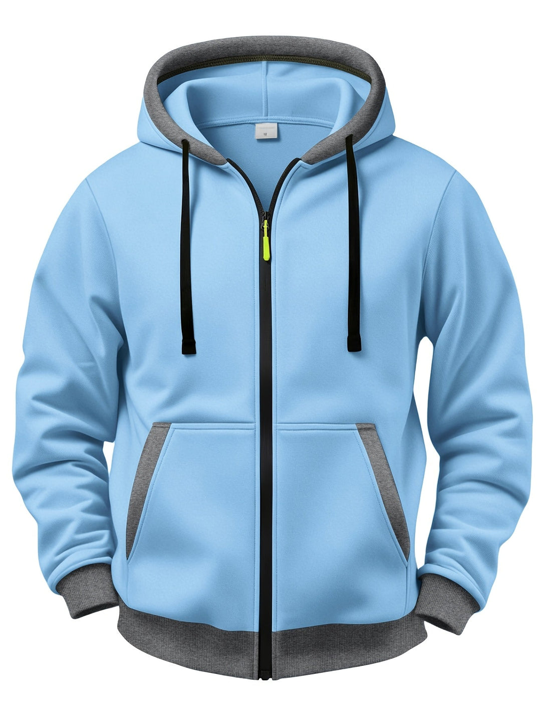 Brenner - Felpa con cappuccio full-zip morbida al tatto