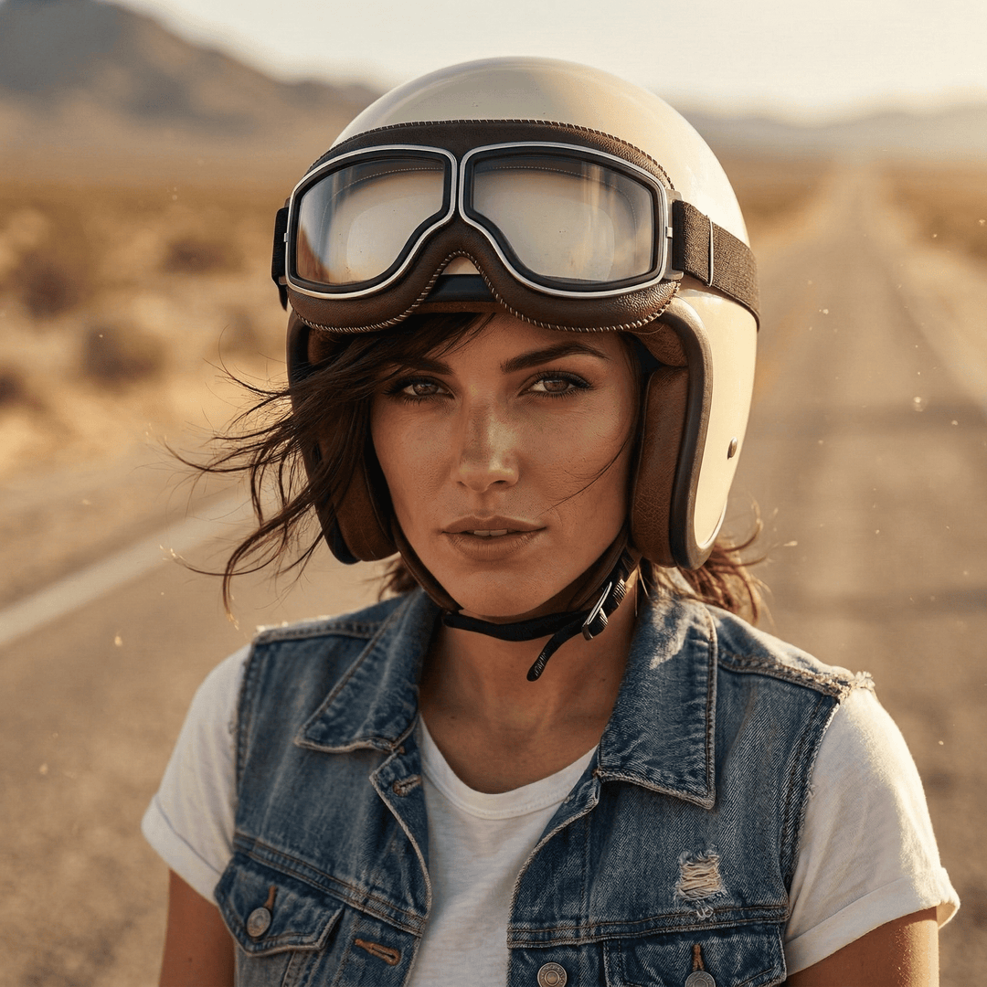 Alaric - Occhiali da moto vintage