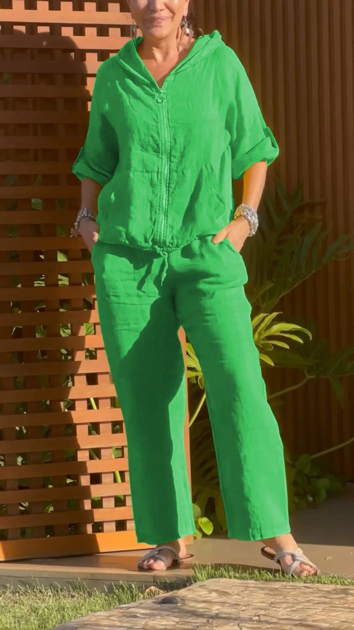 Florina - Coordinato con felpa con zip e pantaloni
