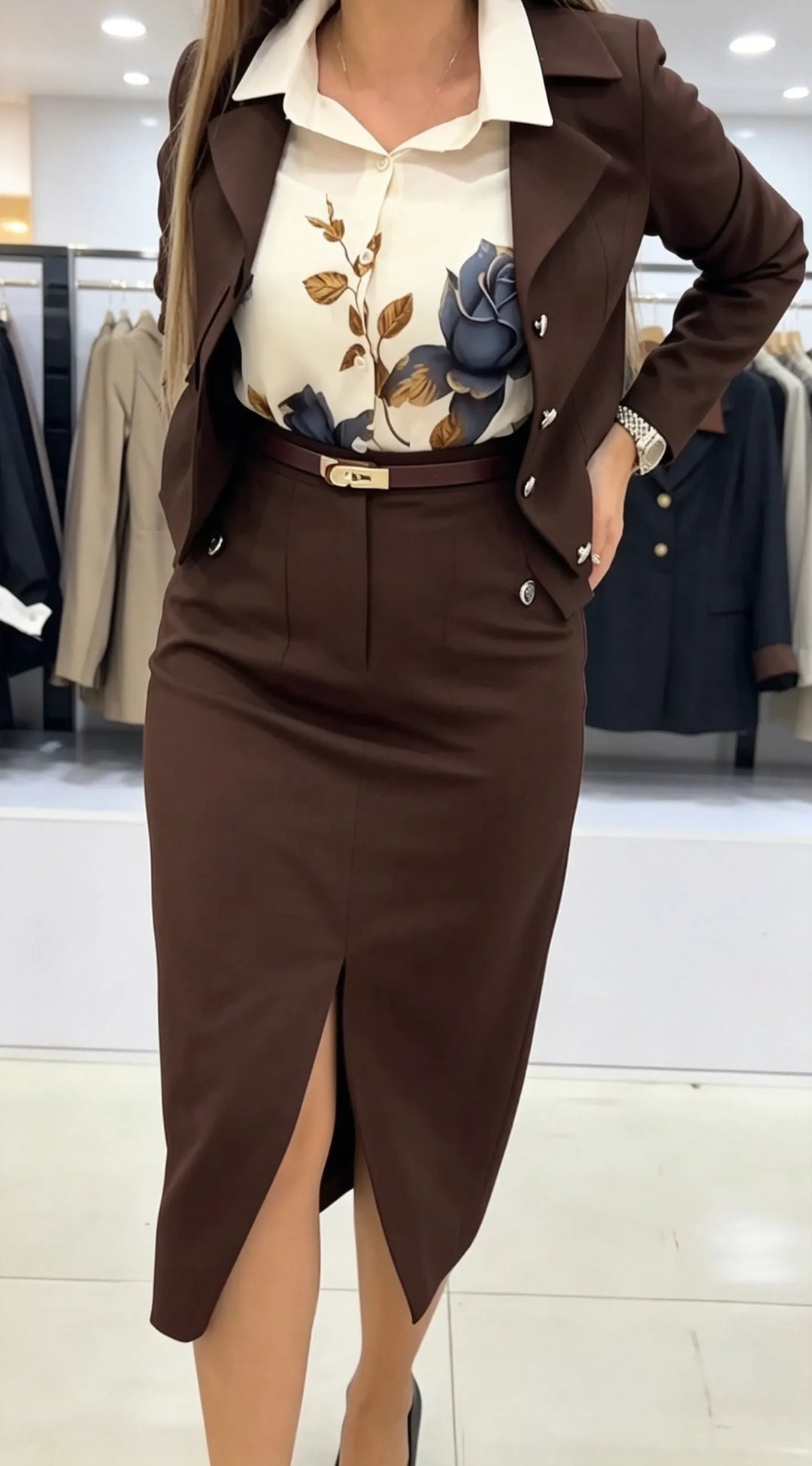 Xavina - Tailleur giacca e gonna su misura