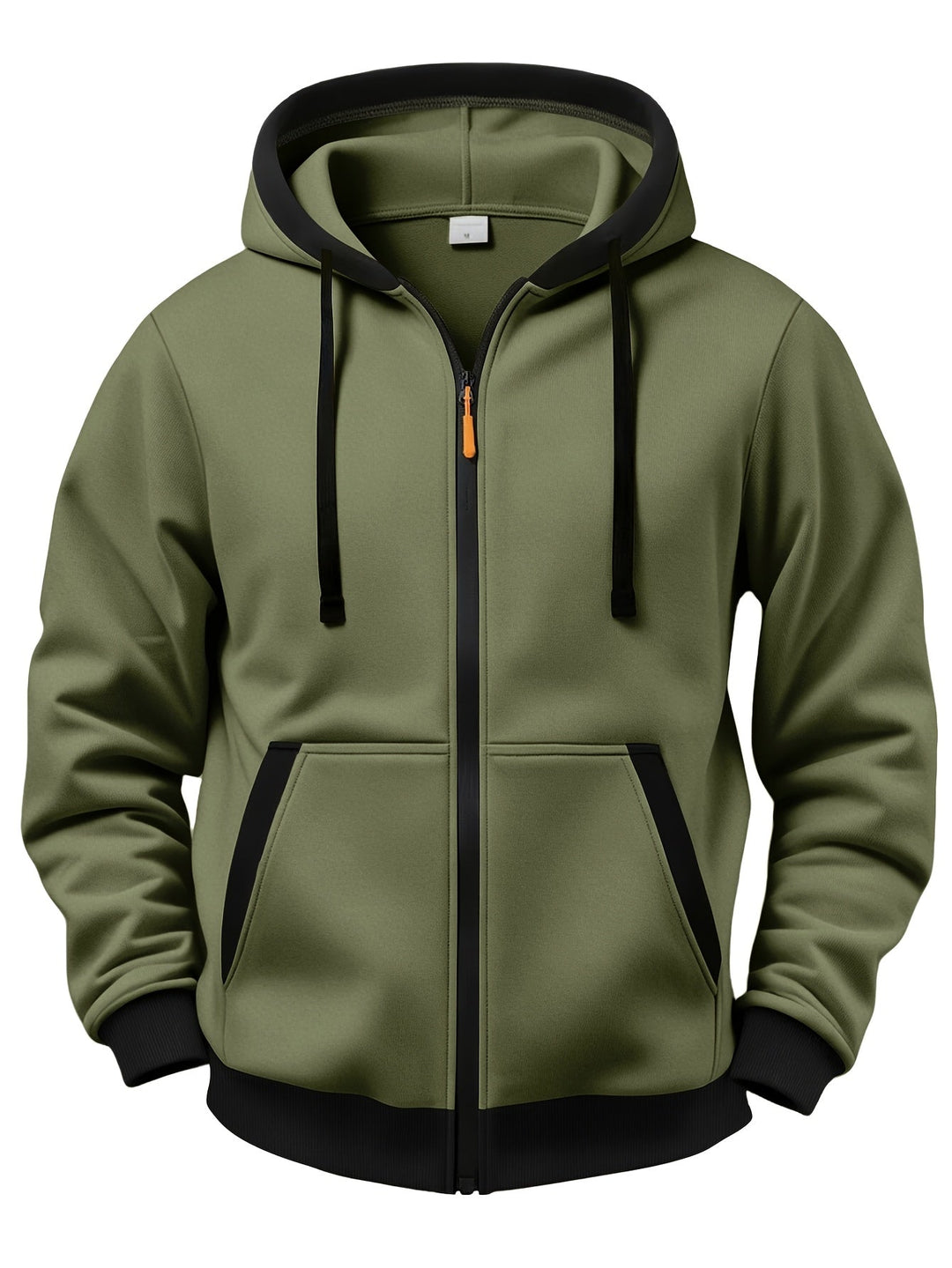 Brenner - Felpa con cappuccio full-zip morbida al tatto