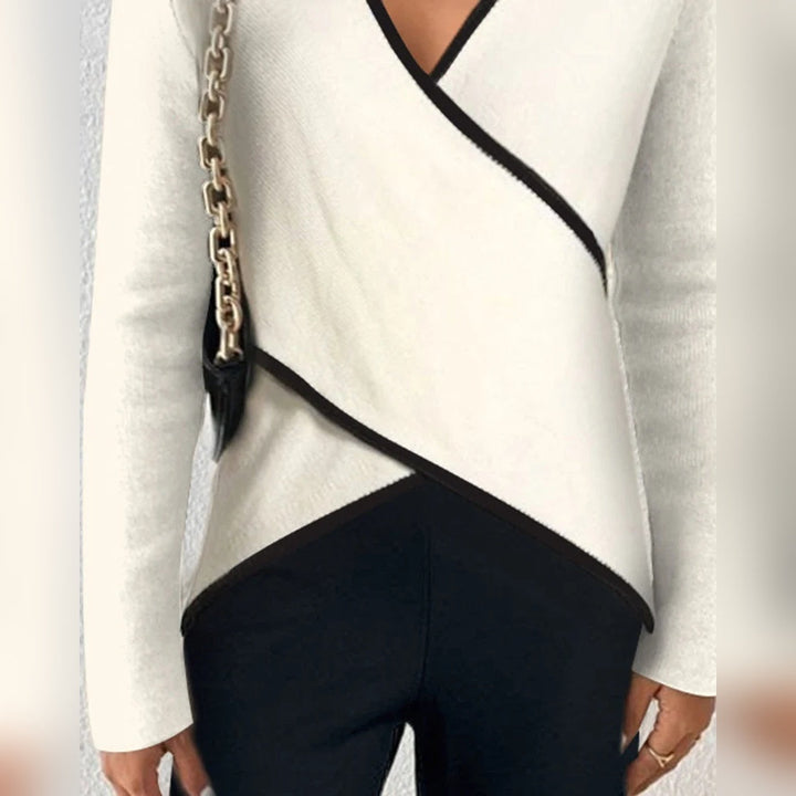 Arceline - Maglione con scollo a V dal tocco morbido
