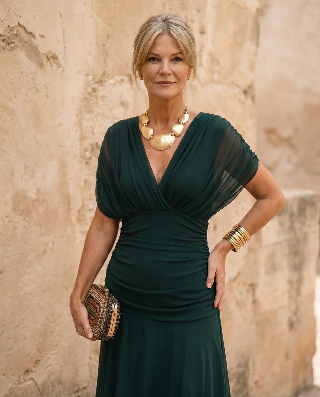 Samantha - Abito drappeggiato elegante