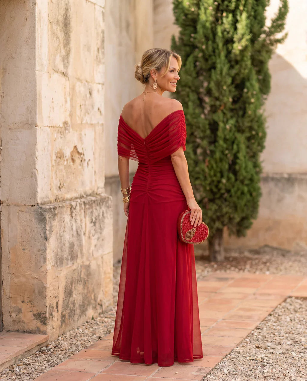 Samantha - Abito drappeggiato elegante