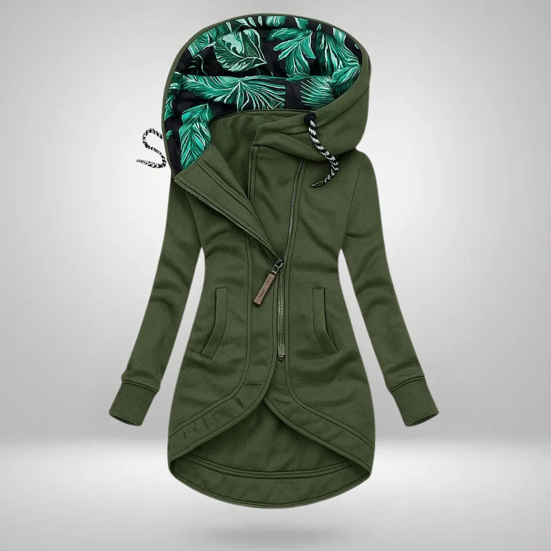 Effie - Cappotto con cappuccio resistente alle intemperie