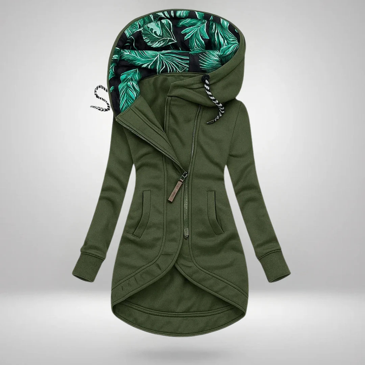 Effie - Cappotto con cappuccio resistente alle intemperie