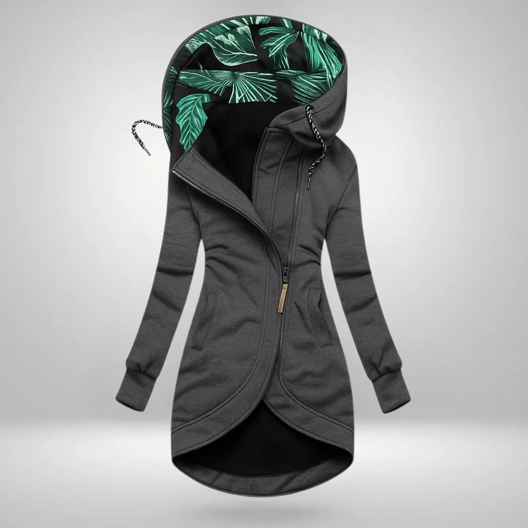 Effie - Cappotto con cappuccio resistente alle intemperie