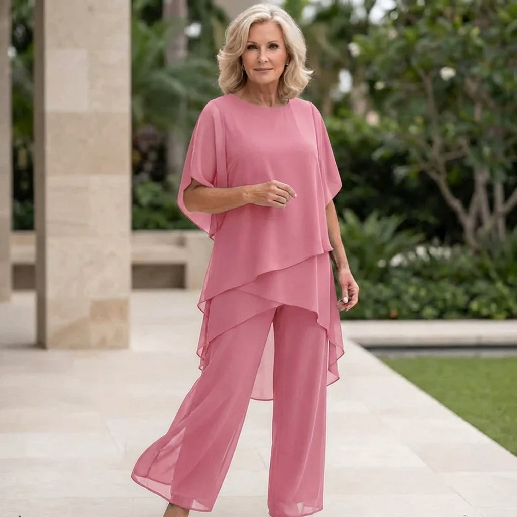 Jemima - Coordinato due pezzi drappeggiato