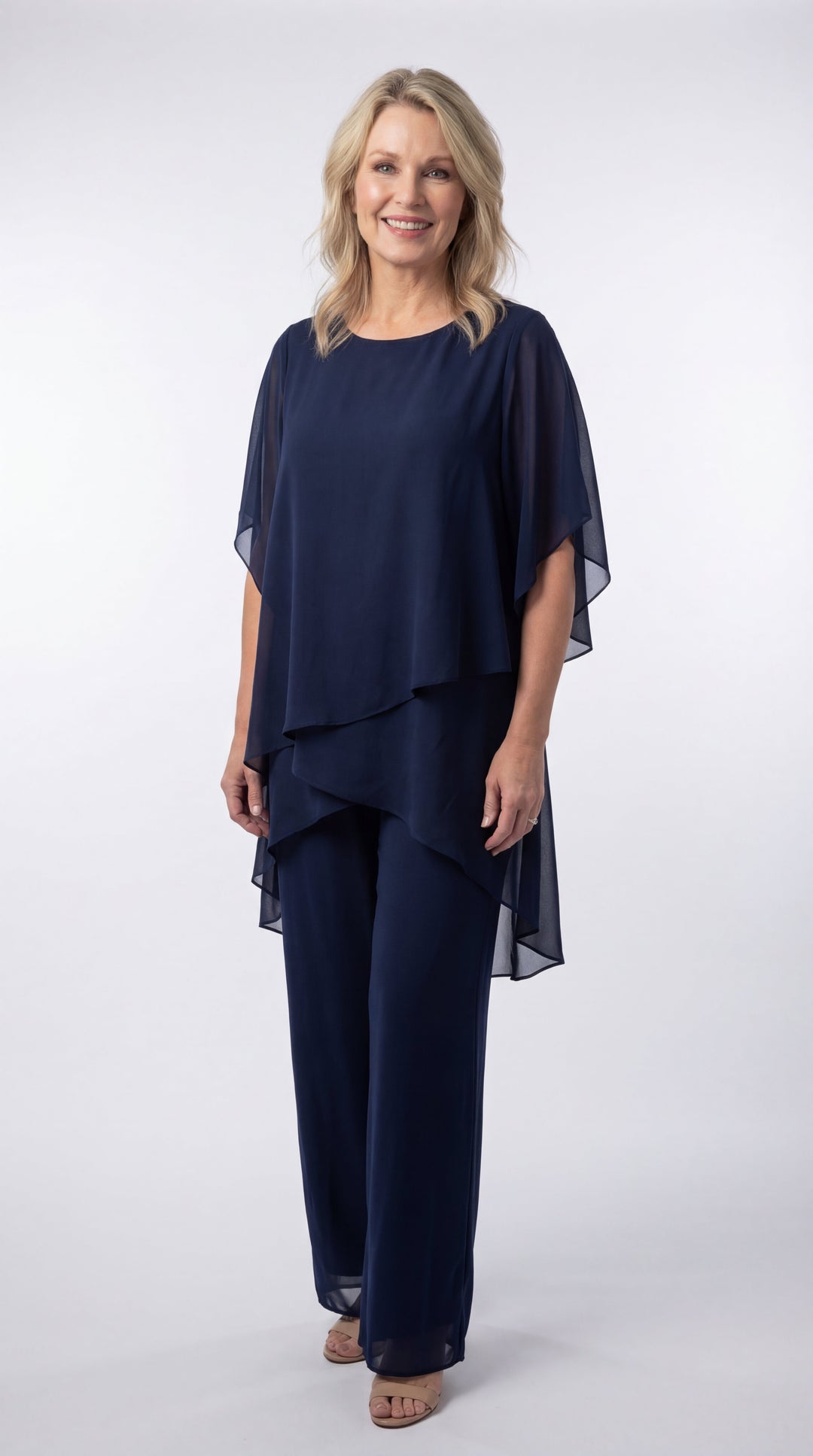 Jemima - Coordinato due pezzi drappeggiato