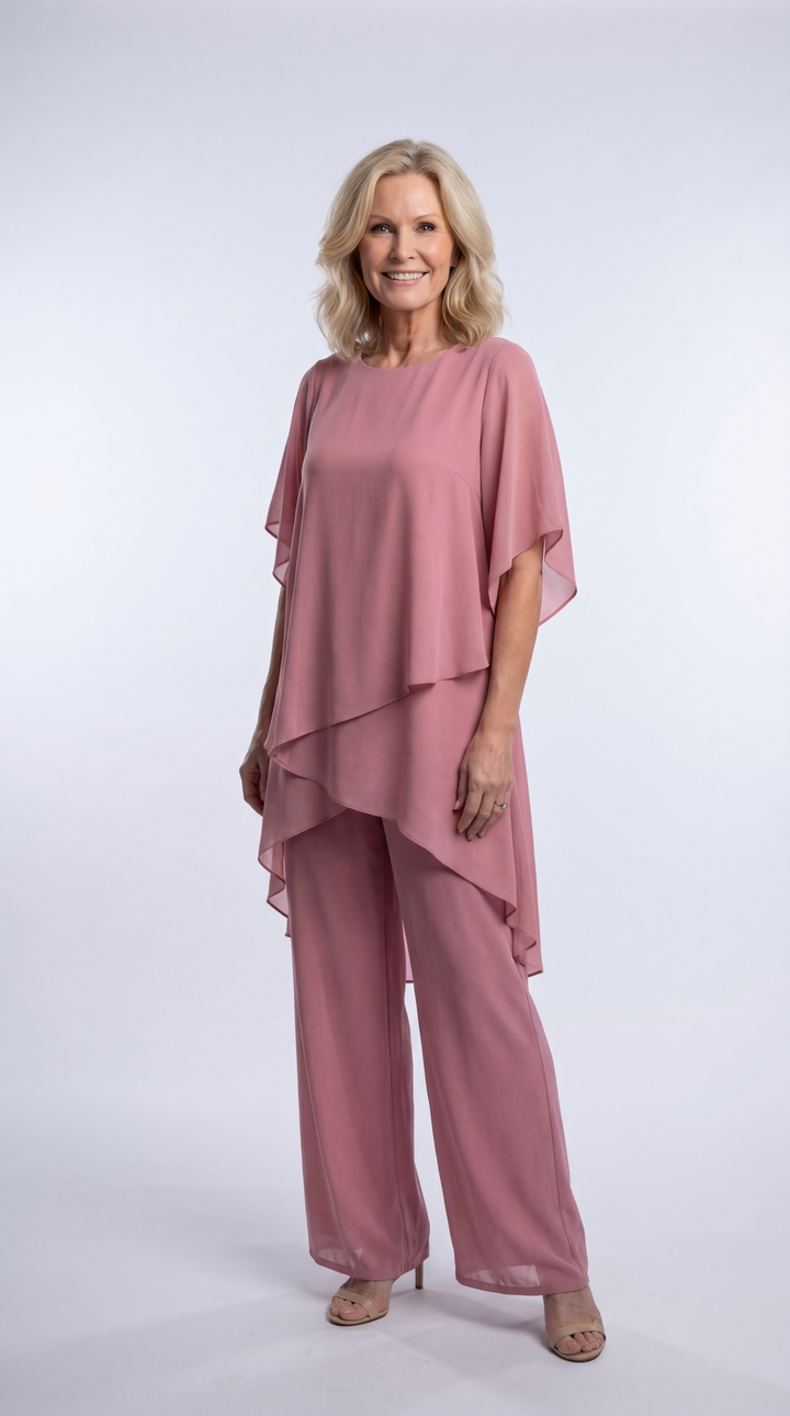 Jemima - Coordinato due pezzi drappeggiato