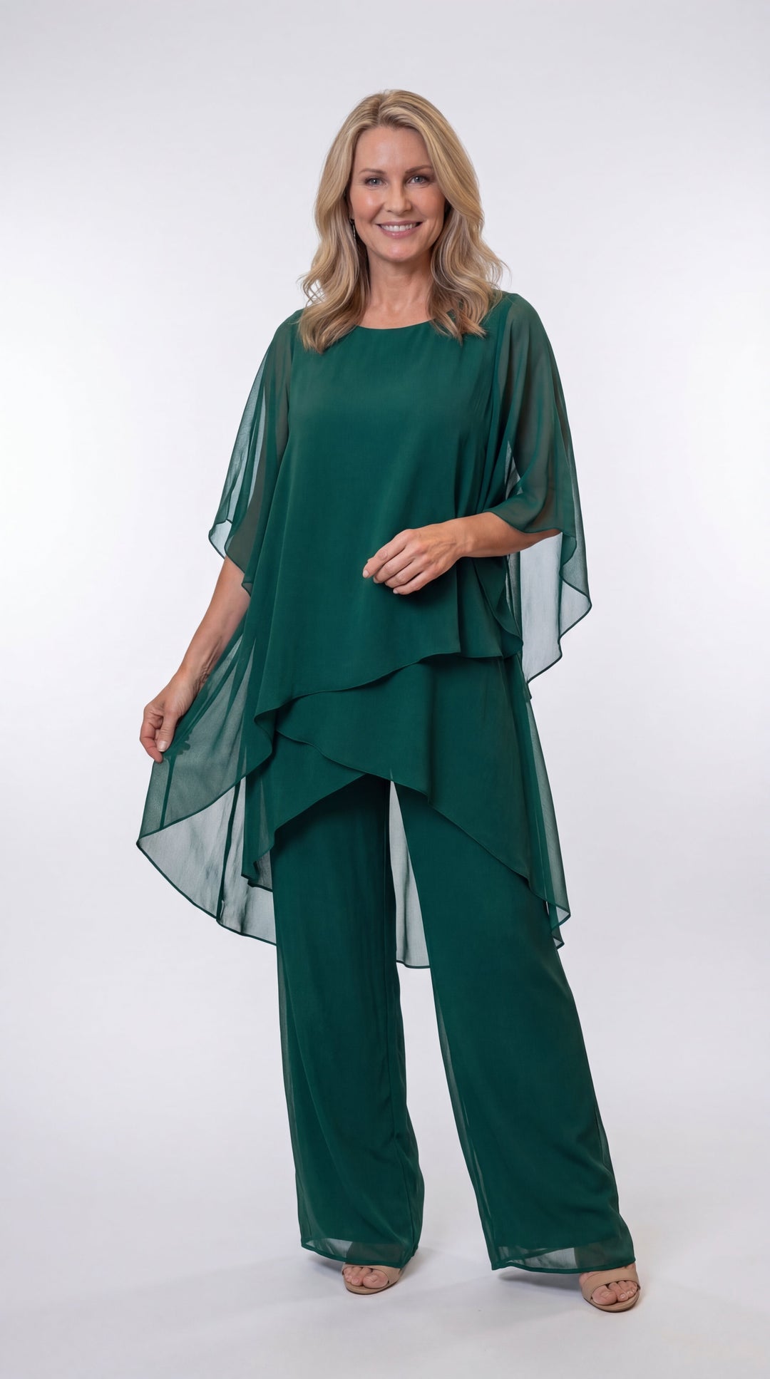Jemima - Coordinato due pezzi drappeggiato