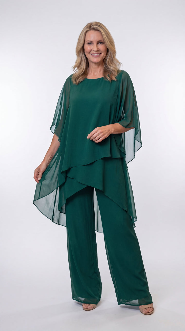 Jemima - Coordinato due pezzi drappeggiato