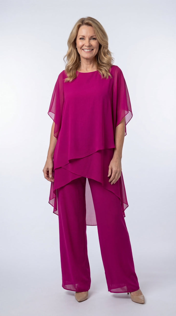Jemima - Coordinato due pezzi drappeggiato