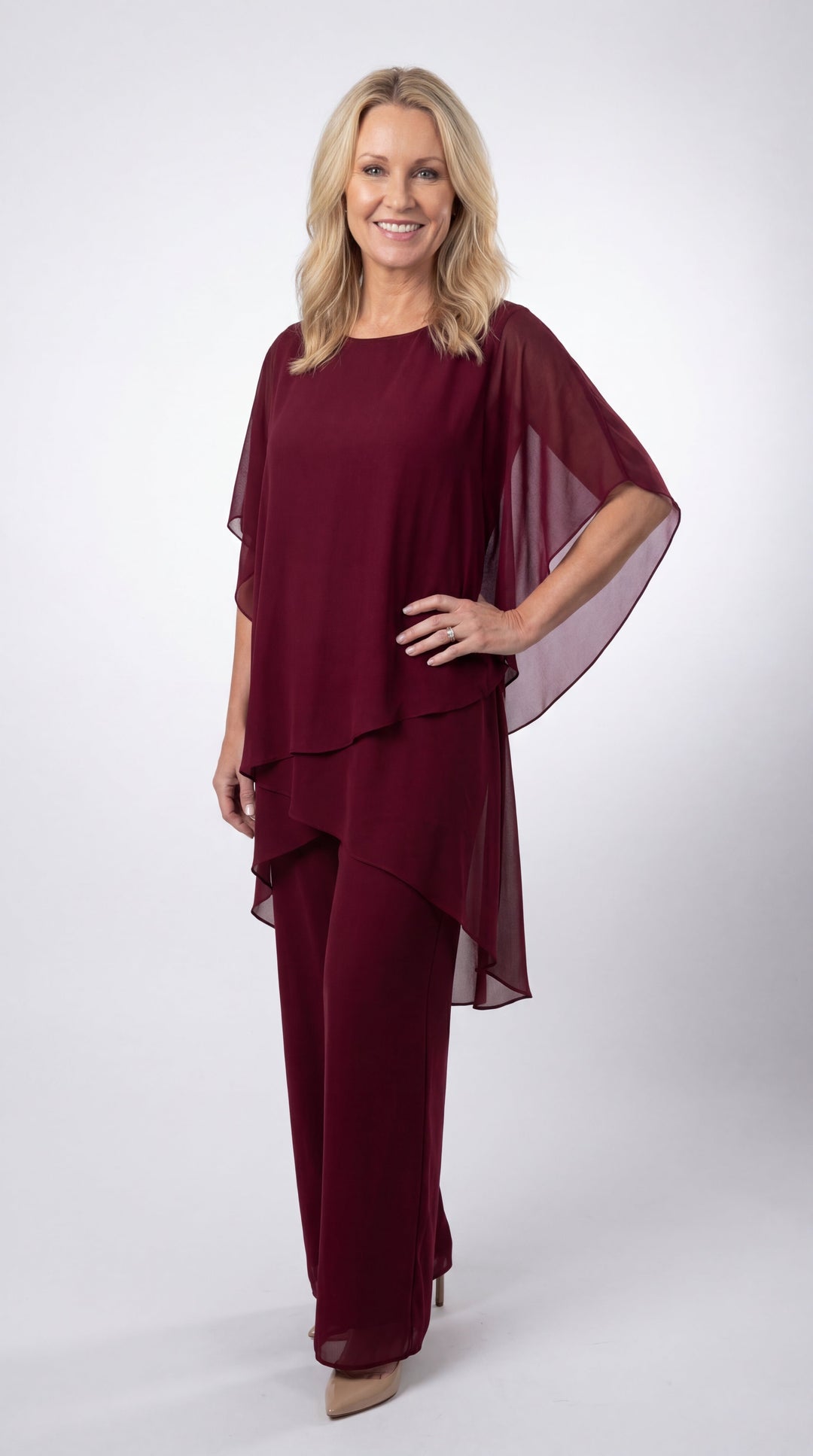 Jemima - Coordinato due pezzi drappeggiato