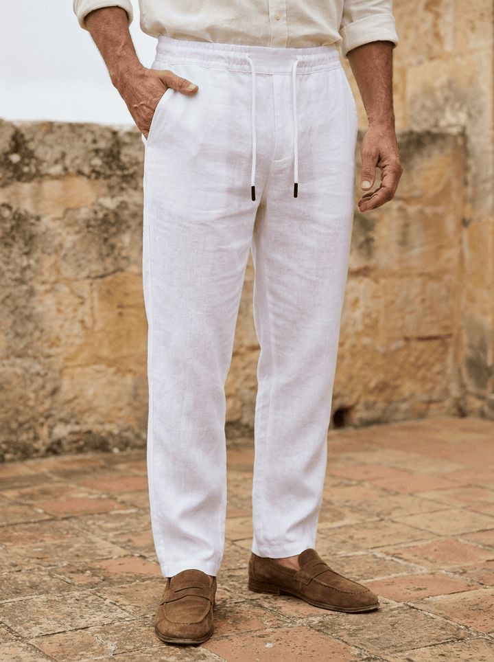 Oakmere - Pantaloni leggeri in lino