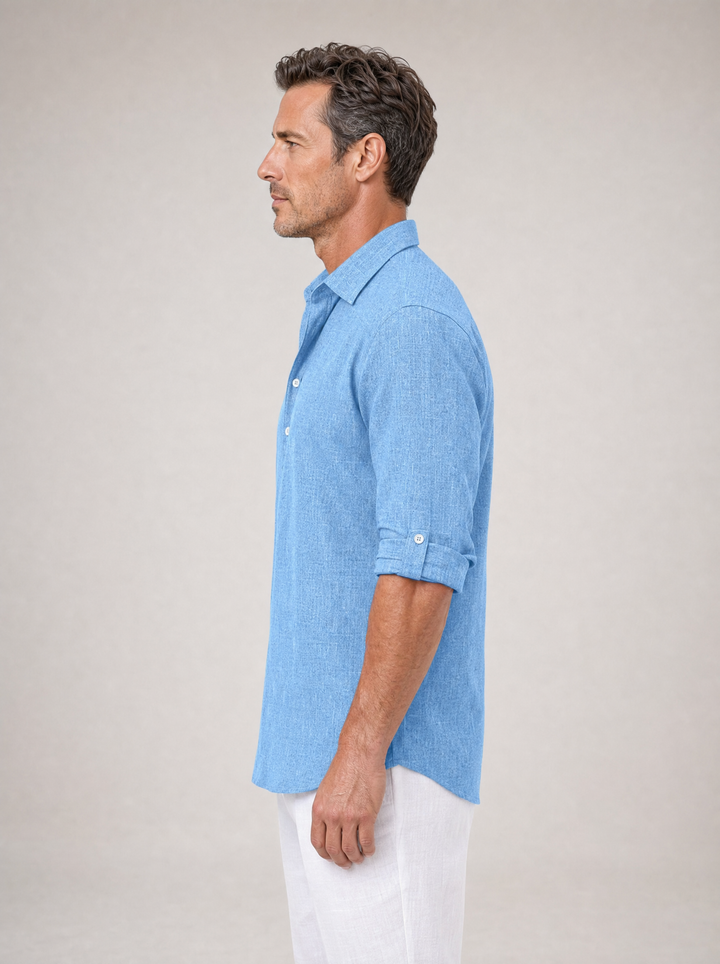 Gresham - Camicia estiva in tessuto strutturato