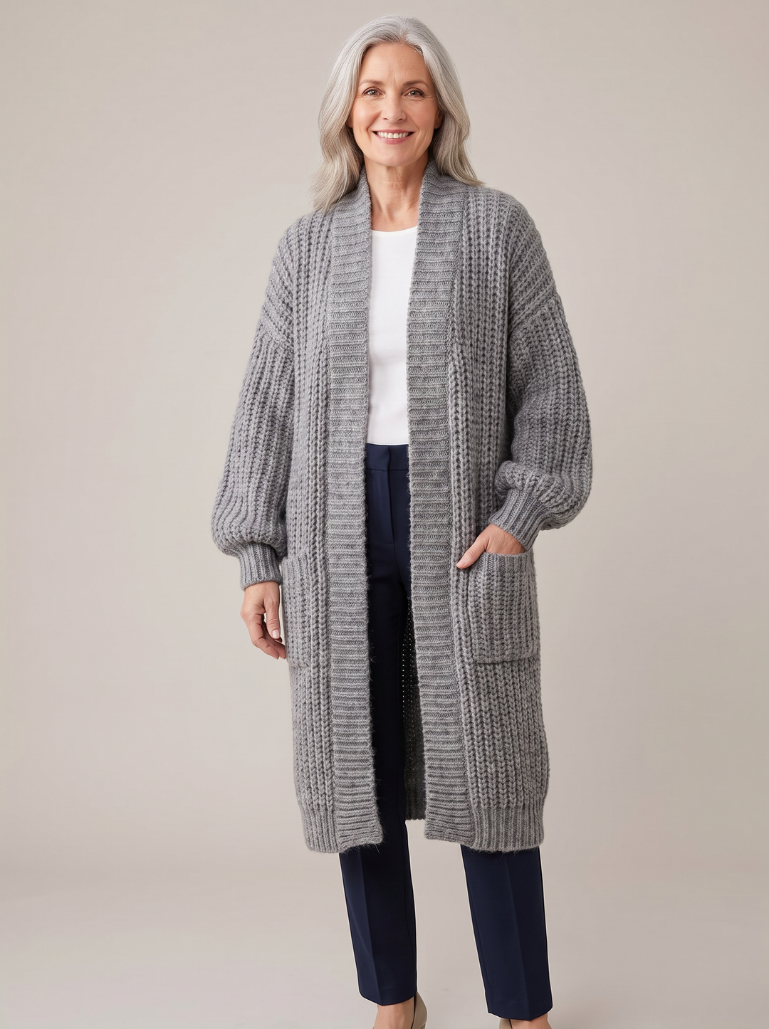 Rosalienne - Cardigan lungo dal tocco morbido
