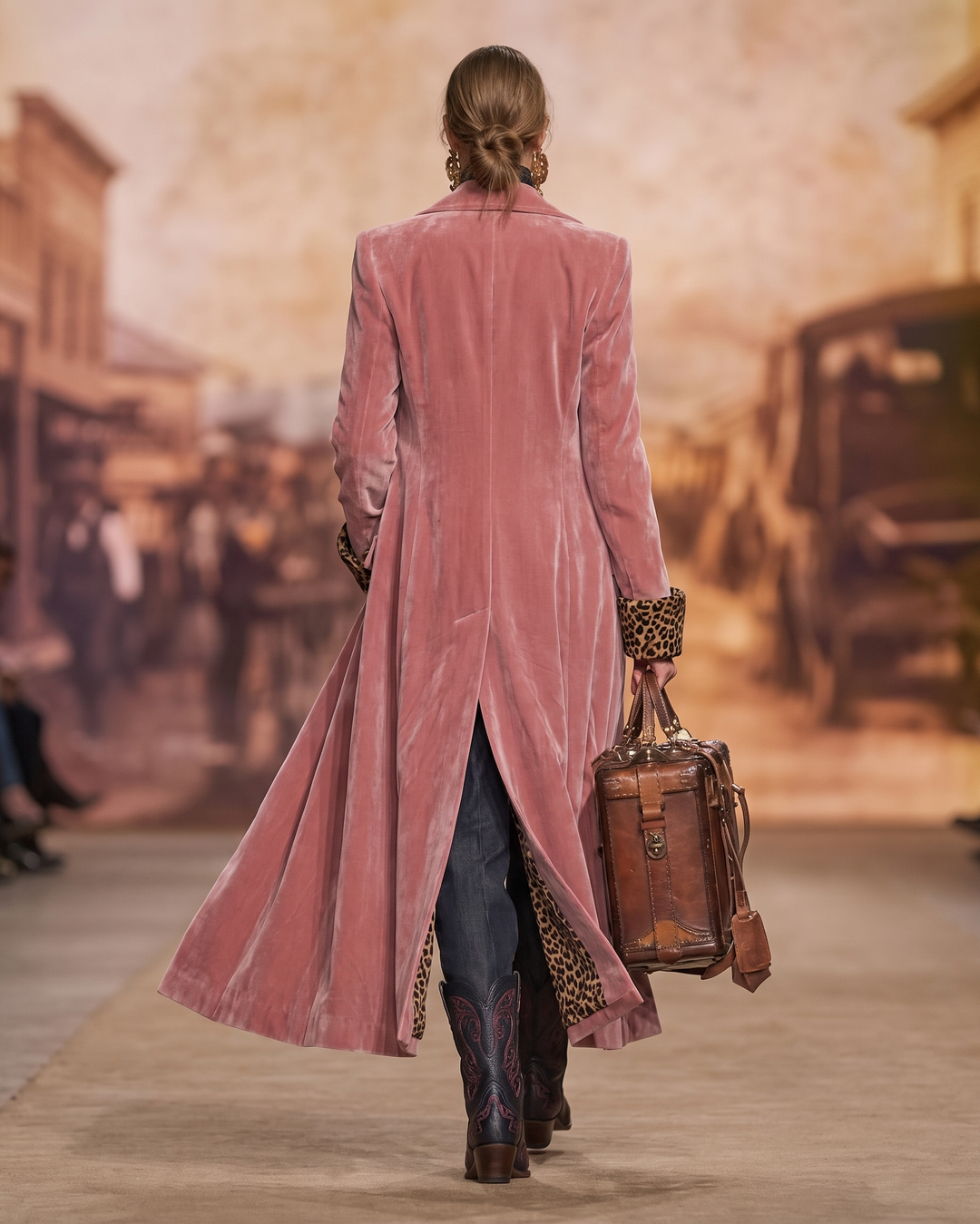 Aina - Cappotto lungo con cintura