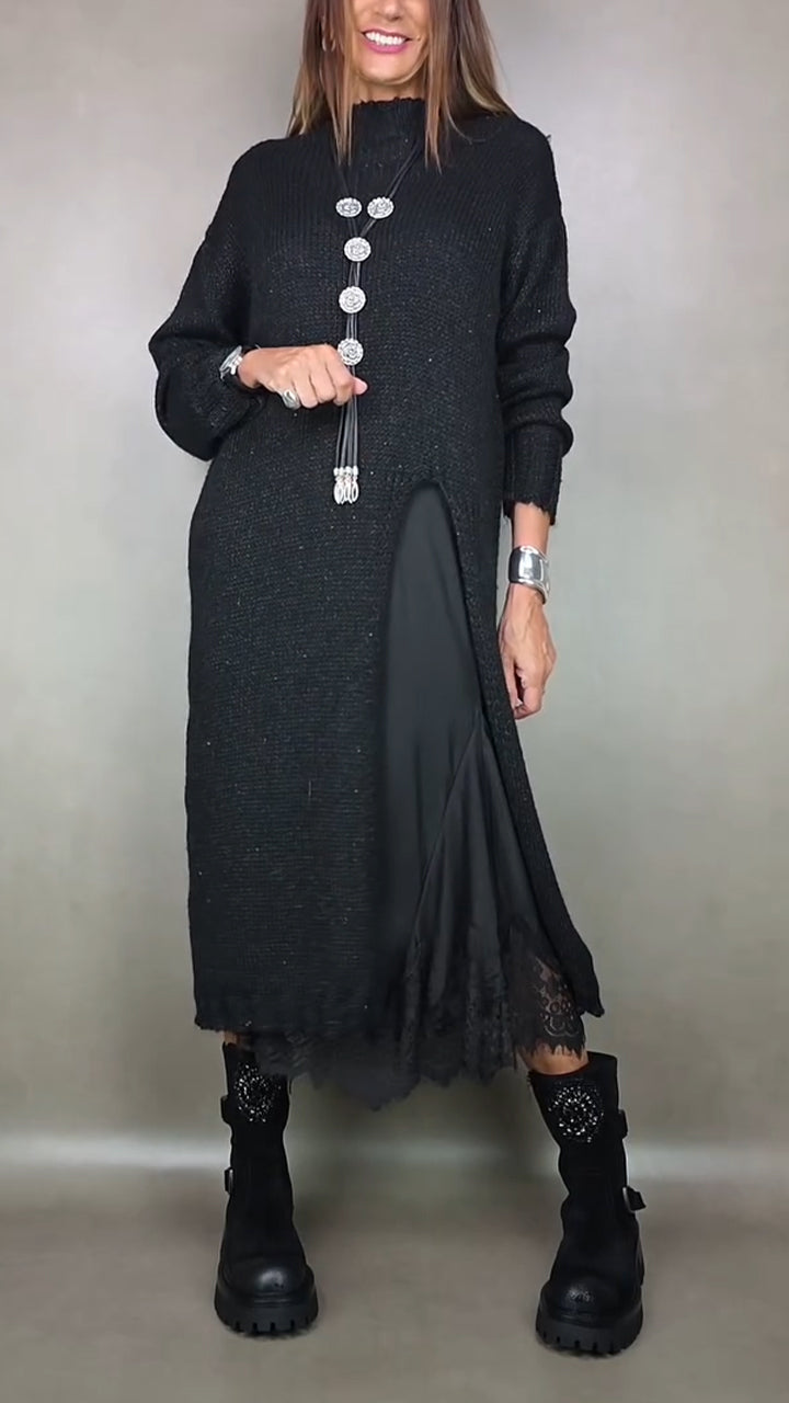 Anarise - Elegante Abito Maxi Casual