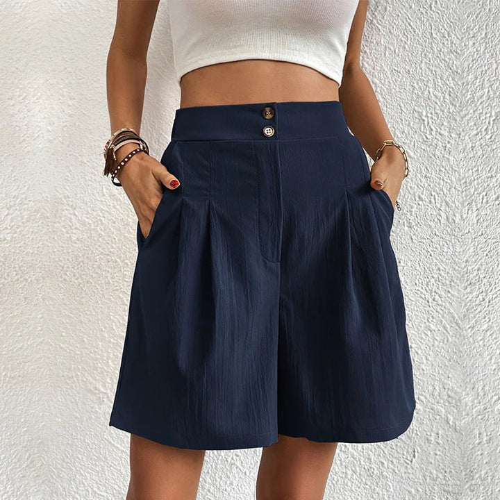 Halia - Shorts a vita alta dal tocco morbido