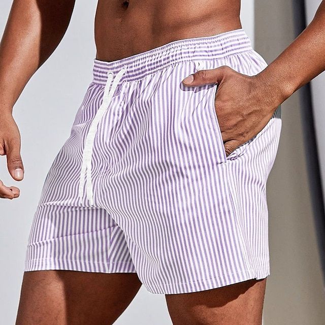 Jarrow - Shorts da bagno a righe ad asciugatura rapida