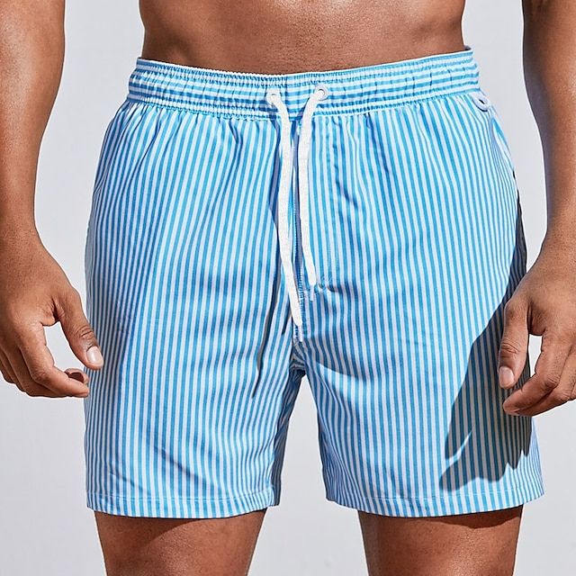 Jarrow - Shorts da bagno a righe ad asciugatura rapida
