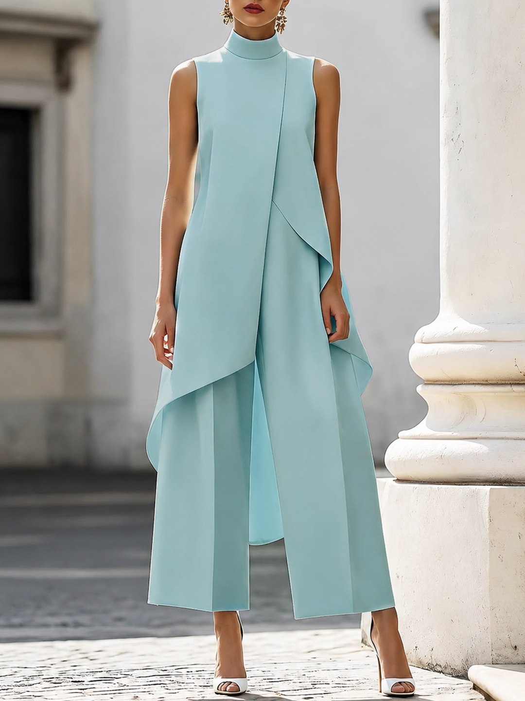 Carina - Completo con pantaloni a gamba larga strutturati