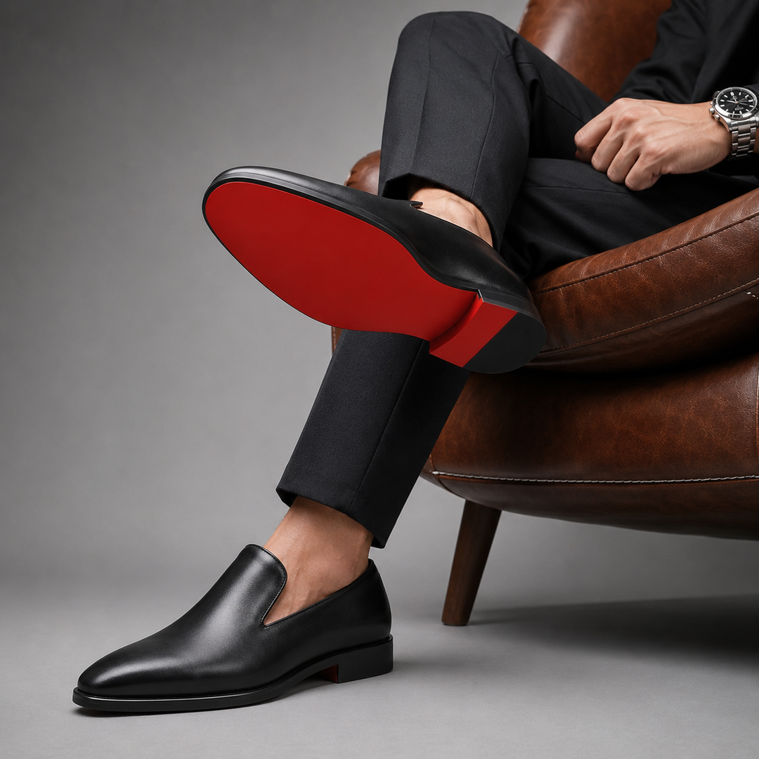 Dougie - Mocassini con suola rossa