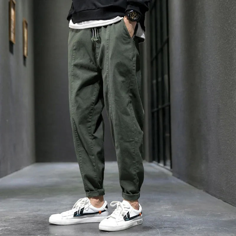 Neryth - Pantaloni jogger a gamba affusolata dal tocco morbido