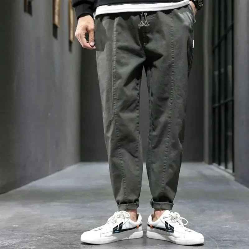 Neryth - Pantaloni jogger a gamba affusolata dal tocco morbido