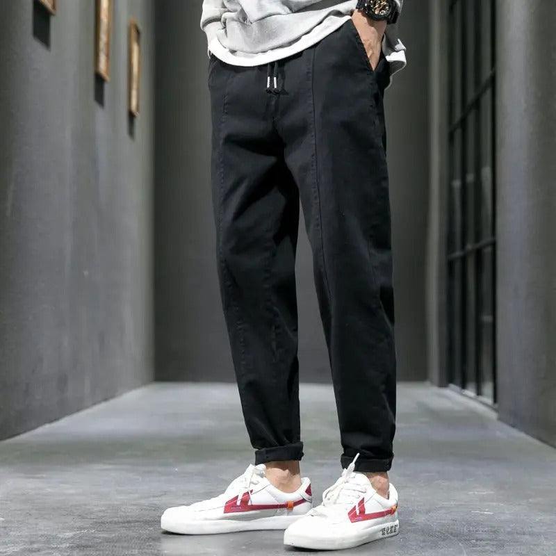 Neryth - Pantaloni jogger a gamba affusolata dal tocco morbido