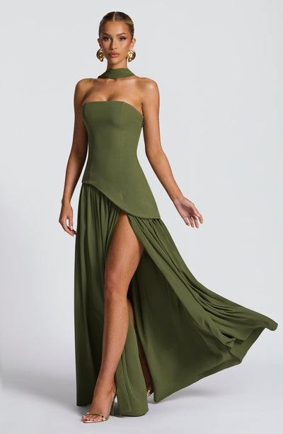 Rynellea - Abito da sera elegante senza spalline