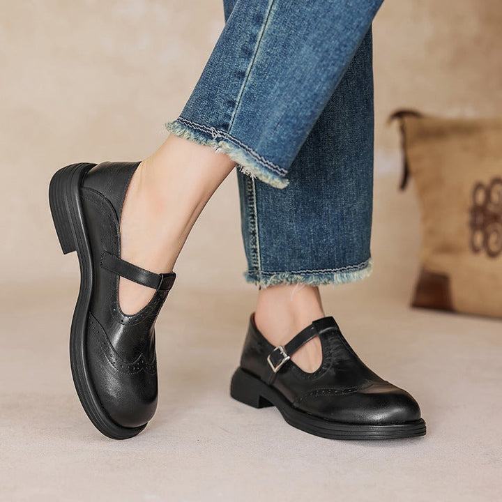 Jocelyn - Ballerine Mary Jane traspiranti
