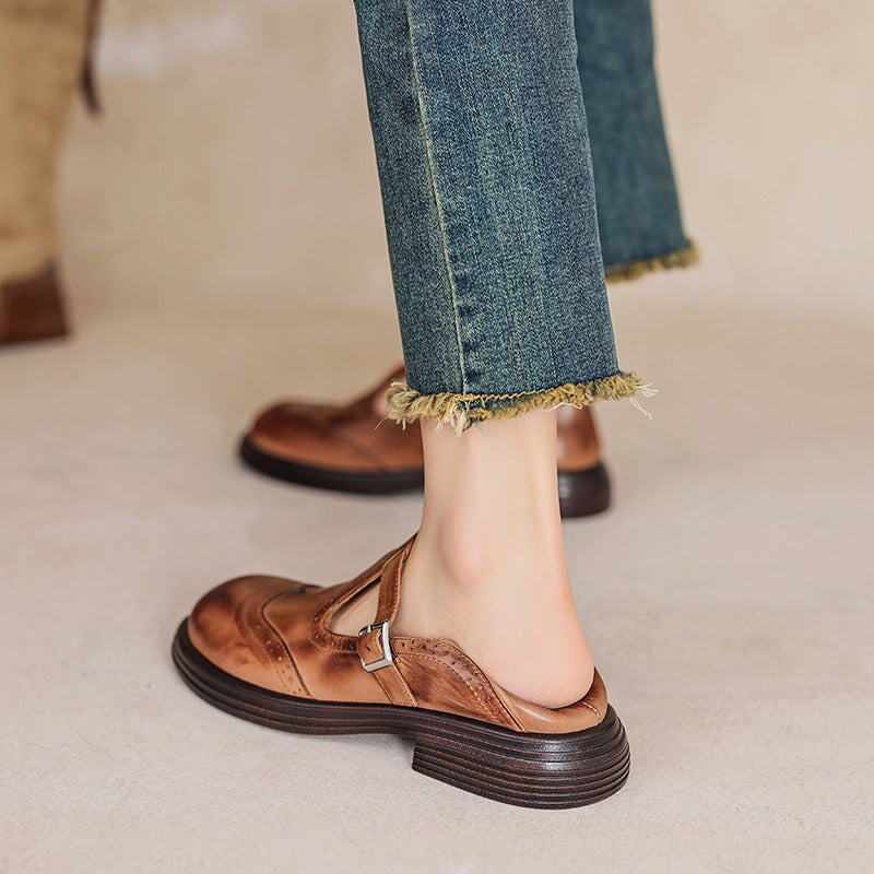 Jocelyn - Ballerine Mary Jane traspiranti