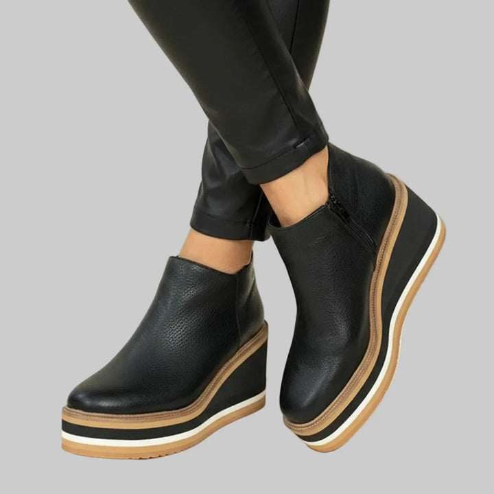Fayloria - Stivaletti con zeppa a calzata comfort
