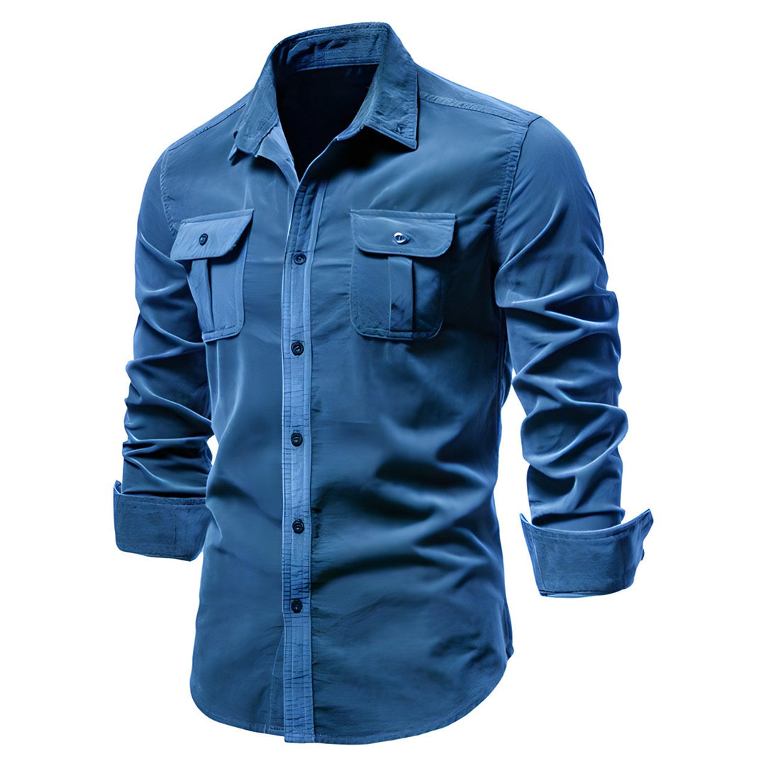 Derwyn - Camicia casual dal tocco morbido