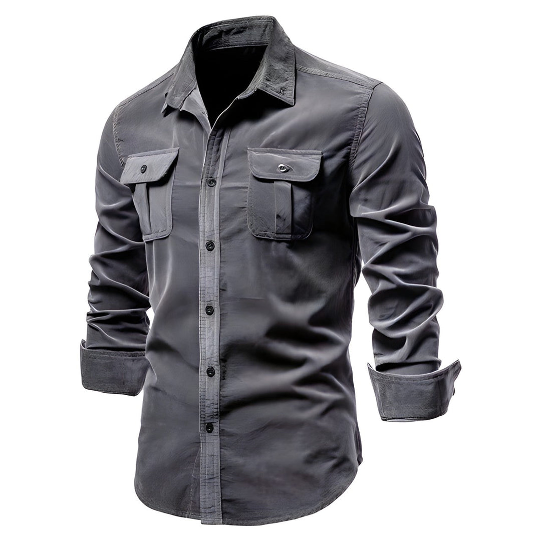 Derwyn - Camicia casual dal tocco morbido