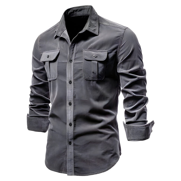 Derwyn - Camicia casual dal tocco morbido