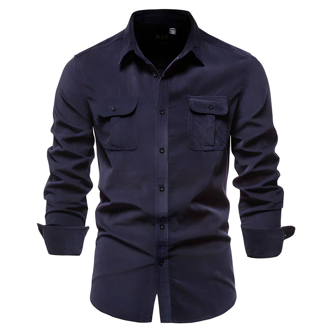 Derwyn - Camicia casual dal tocco morbido