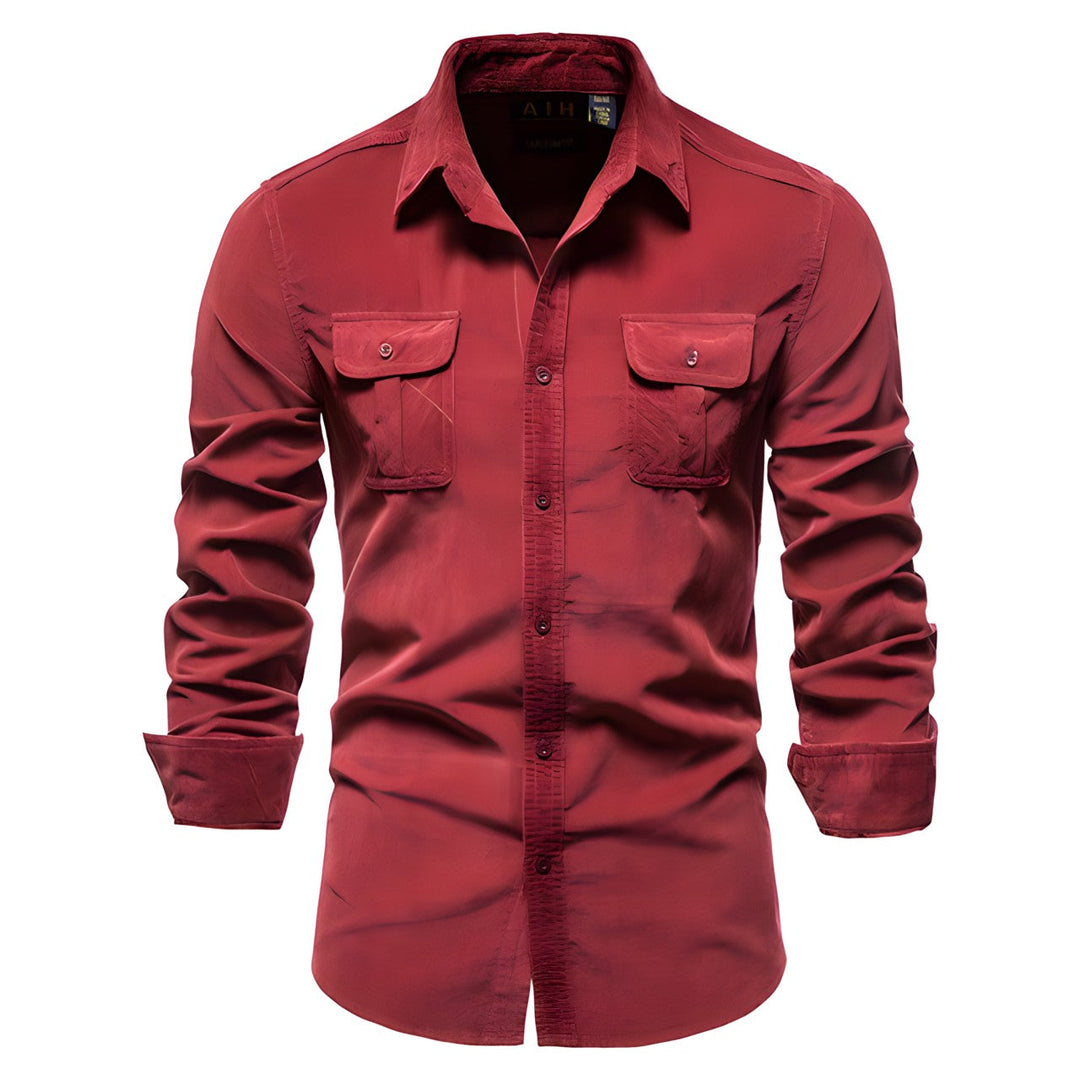 Derwyn - Camicia casual dal tocco morbido