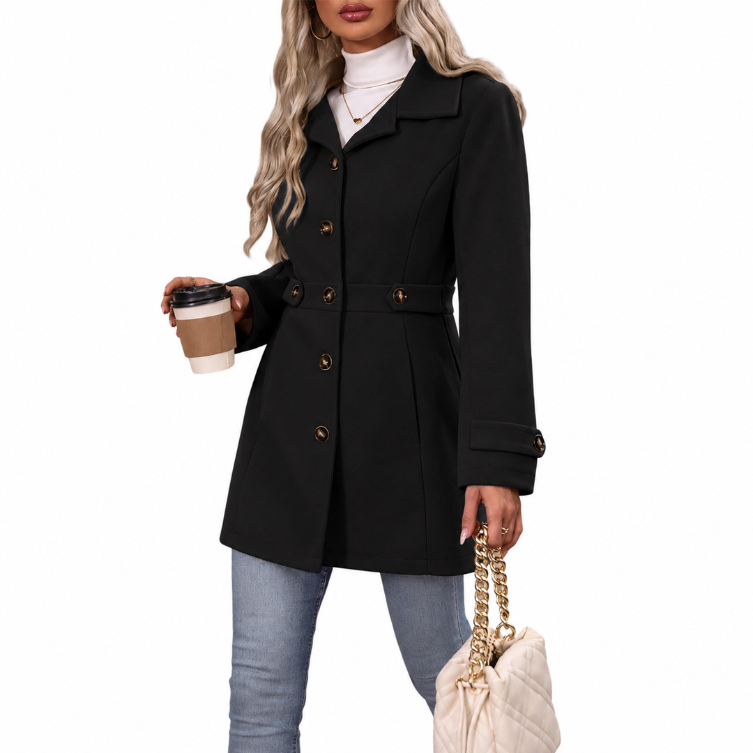 Adelma - Cappotto sartoriale con cintura