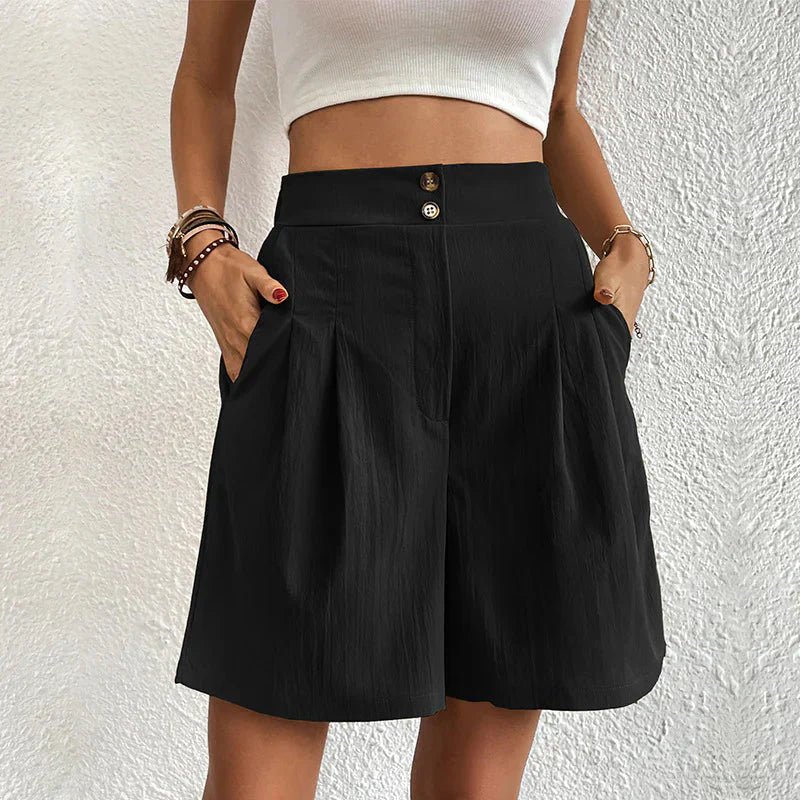 Halia - Shorts a vita alta dal tocco morbido