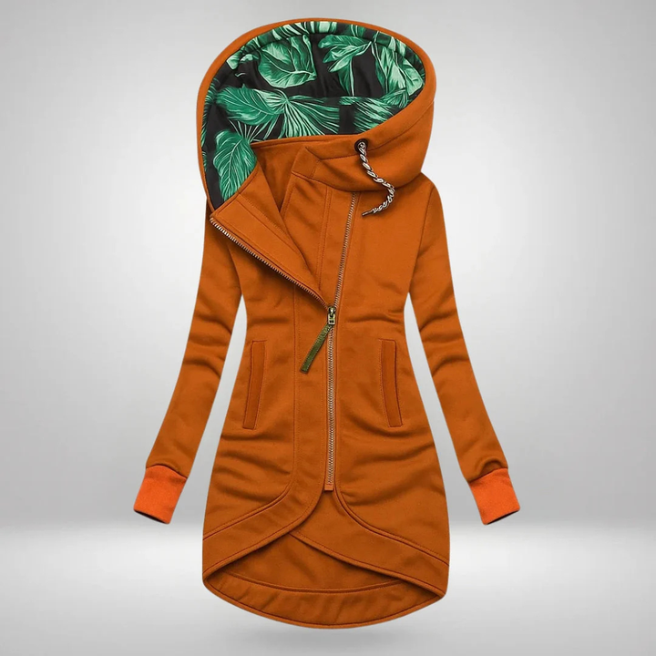 Effie - Cappotto con cappuccio resistente alle intemperie