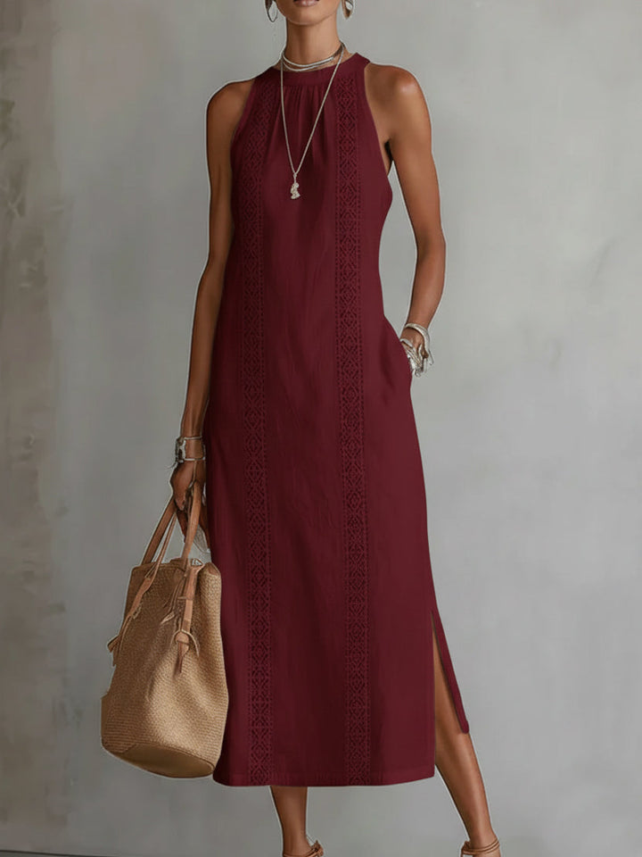 Caris - Abito midi in lino leggero