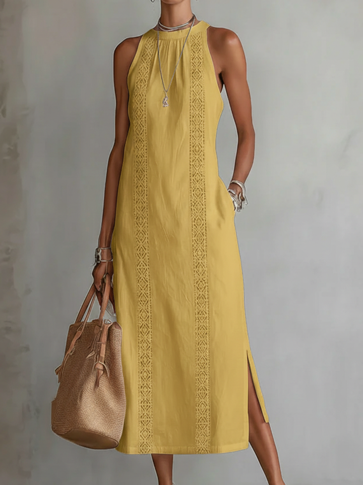 Caris - Abito midi in lino leggero