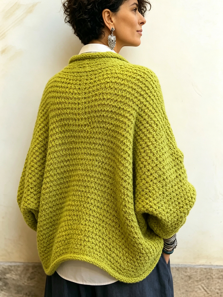 Orelle - Maglione testurizzato con scollo a V