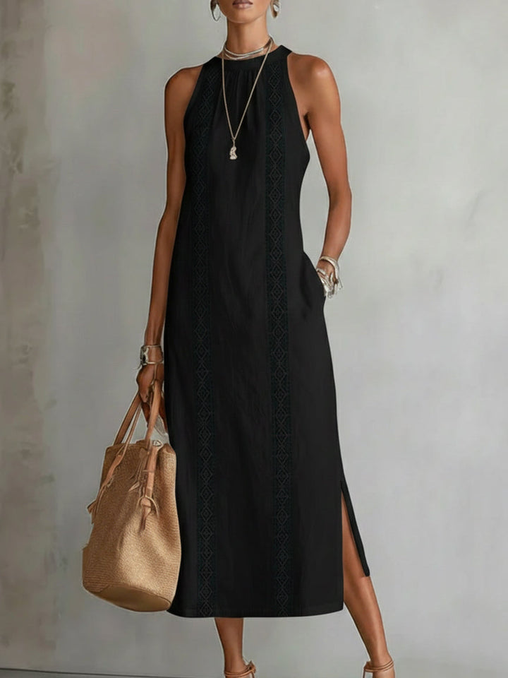 Caris - Abito midi in lino leggero