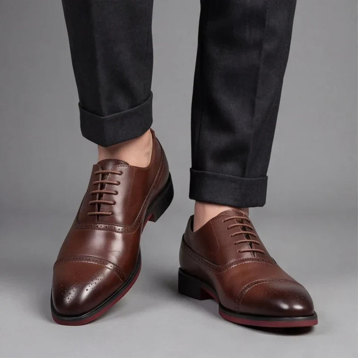 Arvid - Scarpe Oxford premium a punta tonda
